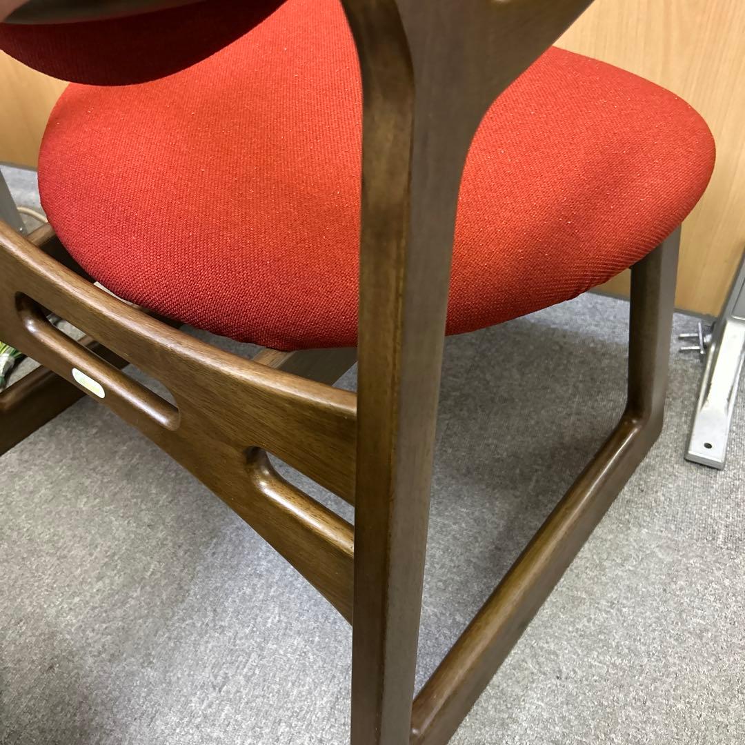 ダイニングチェア KIRITSU 起立木工 CAチェア 400CH-赤