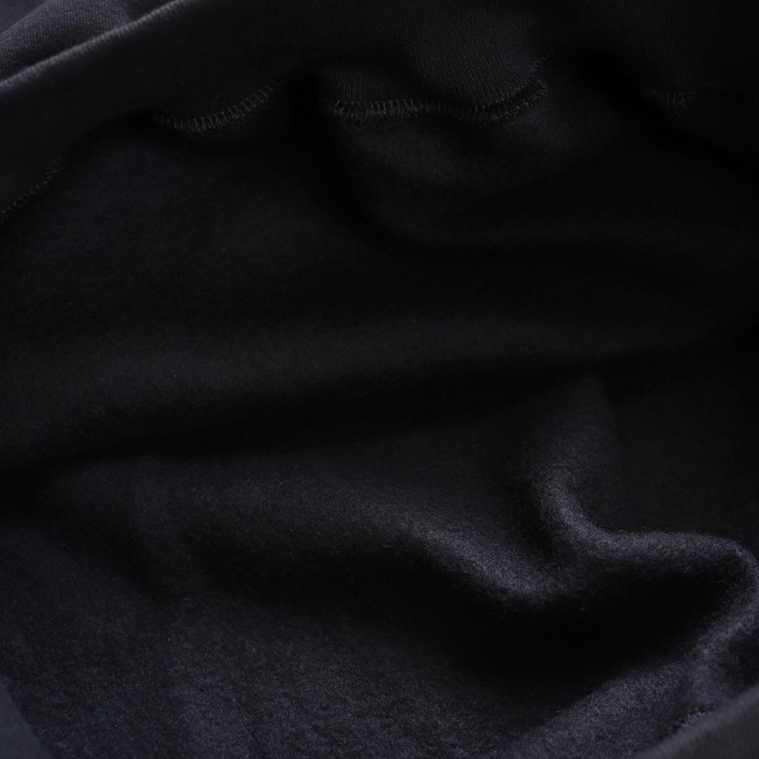 デッドストック ブラック 90s Russell ラッセル スウェット XL無地