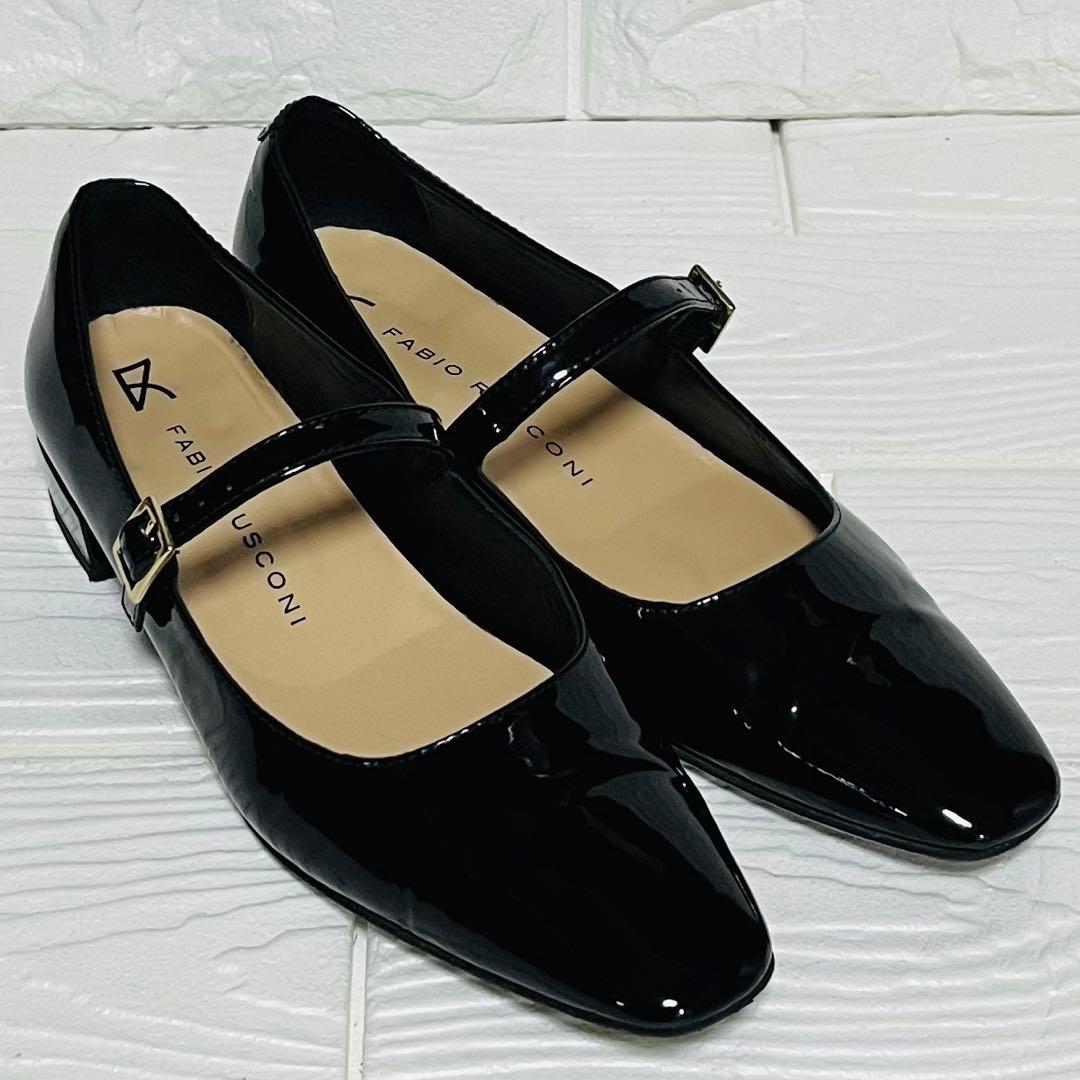 FABIO RUSCONI IENA メリージェーン　エナメルパンプス36