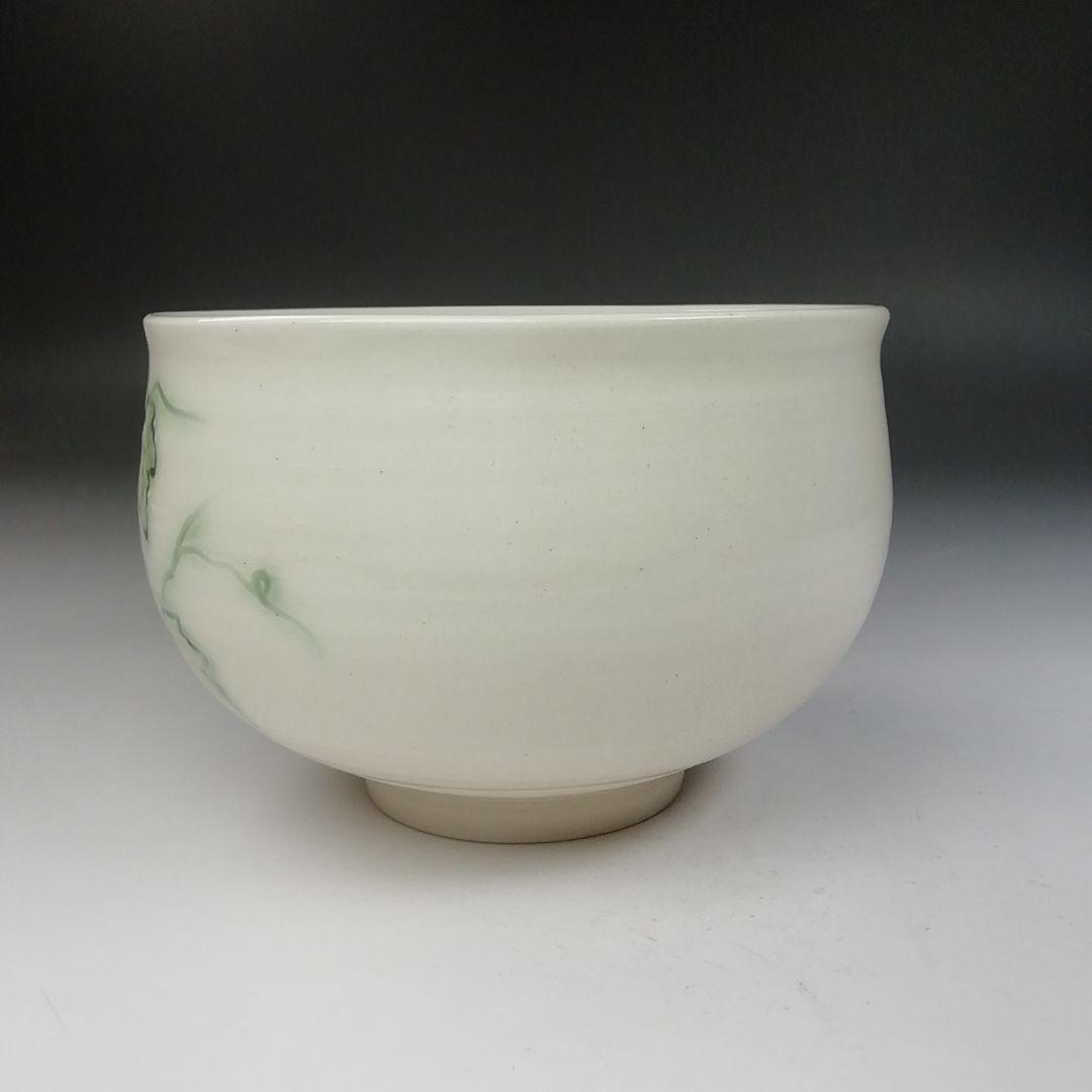 Ｔ７５６　茶碗　『彫蔦紋』『諏訪蘇山』　共箱　抹茶碗　茶道具
