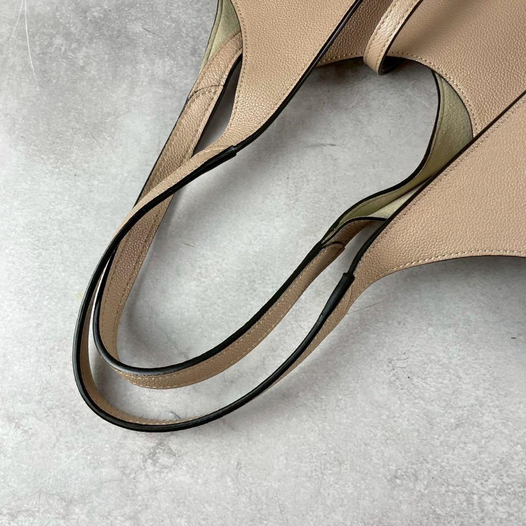 り*号様 【極美品】TODS タイムレス トートバッグ ベージュ ポーチ付き