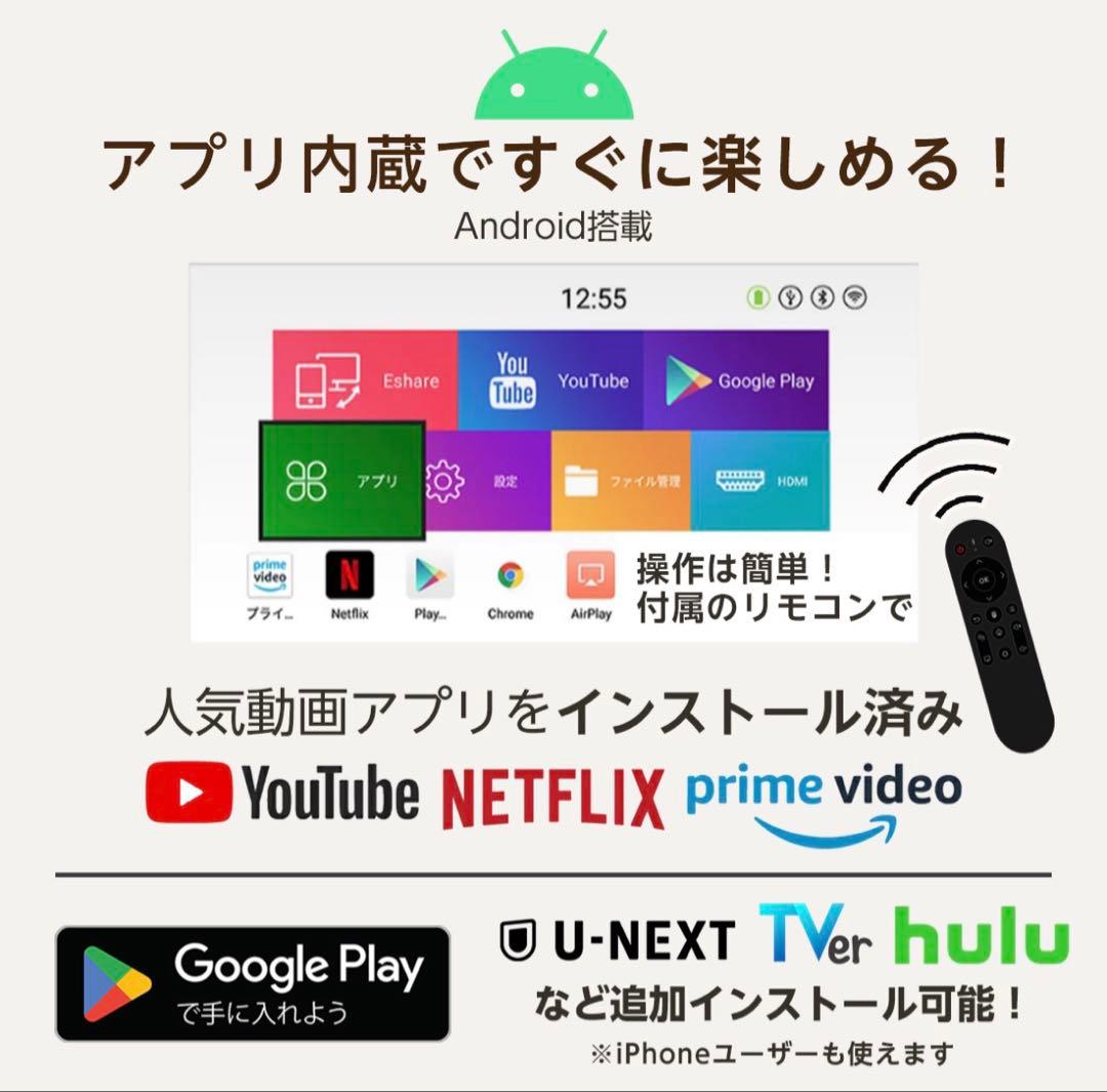 カベーニPRO プロジェクター 【中古品】 ほぼ未使用