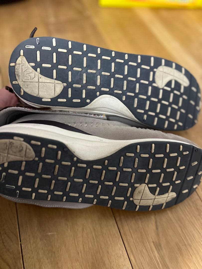 visvim fbt パッチワークベージュ スエード モカシン　サイズ10