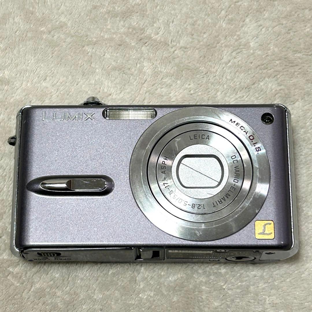 【美品 動作確認済】Panasonic LUMIX DMC-FX9 モーブグレー