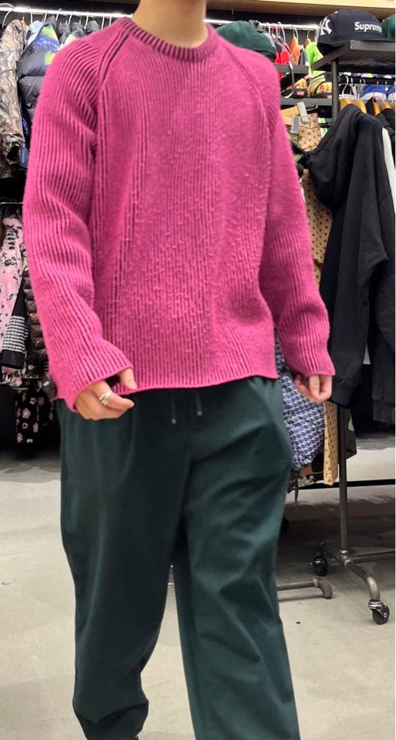 最終値下げ‼️STUSSY CONTRAST RIB SWEATER