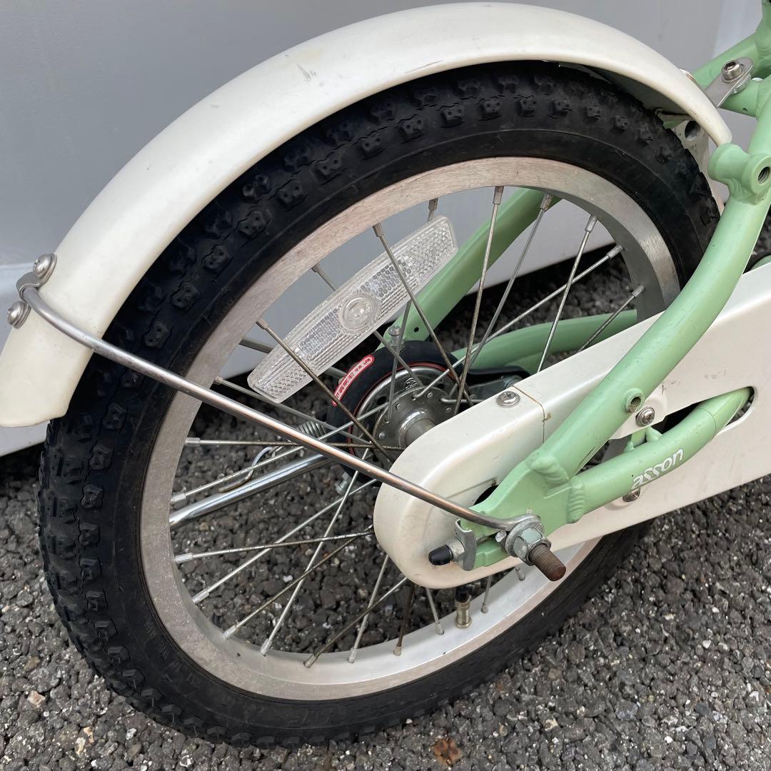 子供用自転車 16インチ asson K16 身長99-115cm 補助輪なし