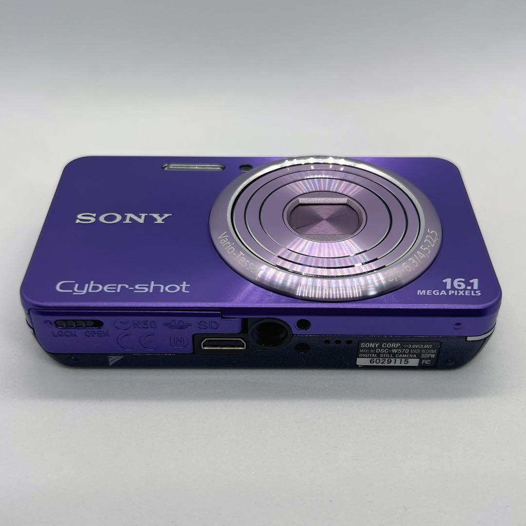 SONY Cyber-Shot DSC-W570 バイオレット パープル