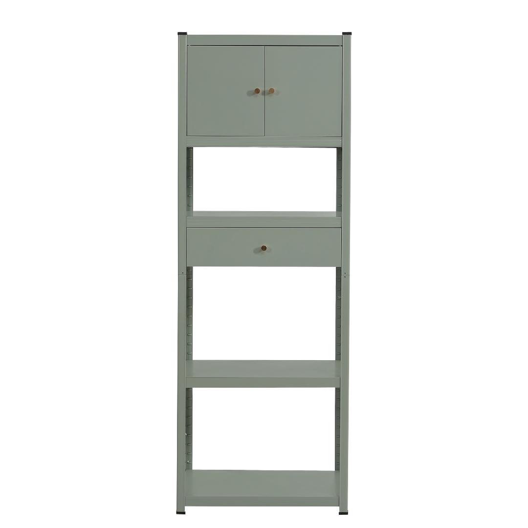 新作発表タイムセール中！スチール製可動ラック　分割可能　ボトル不要　GREEN