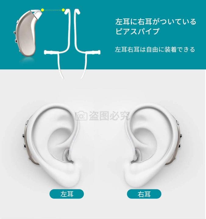 集音器 軽量 左右両用耳掛けタイプ 高級スピーカーとコーデック採用 702
