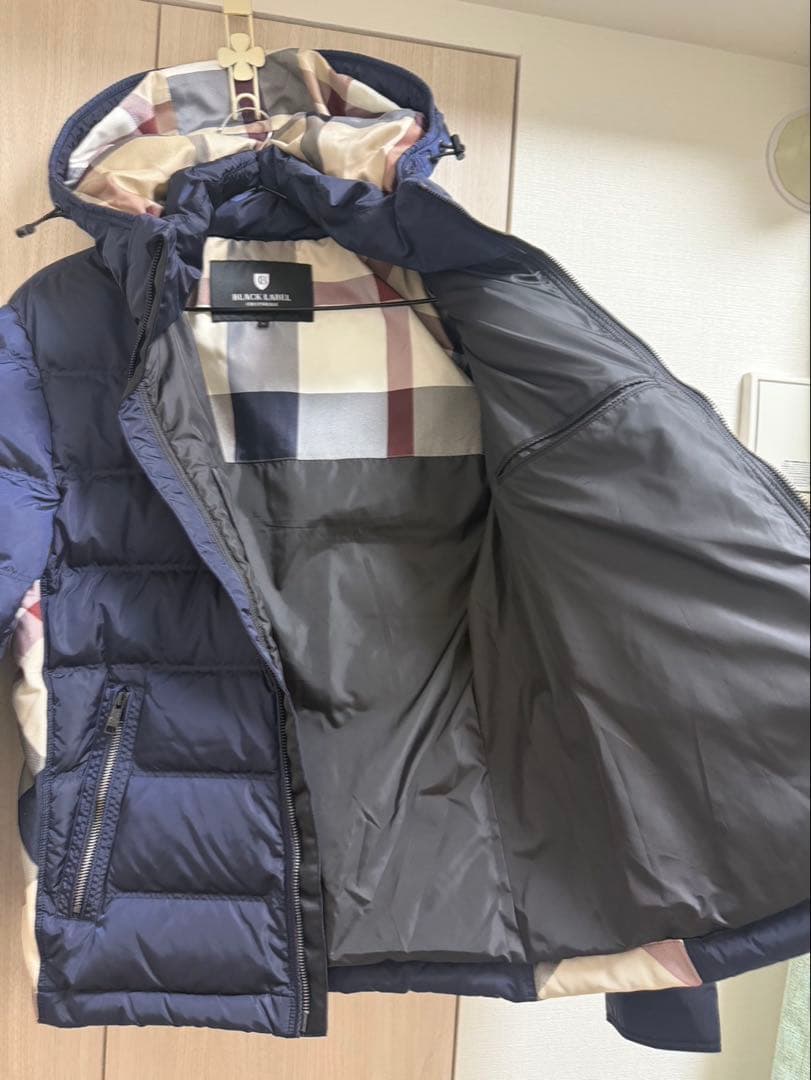ブラックレーベルクレストブリッジ　ダウンジャケット　M ネイビー　希少　レア