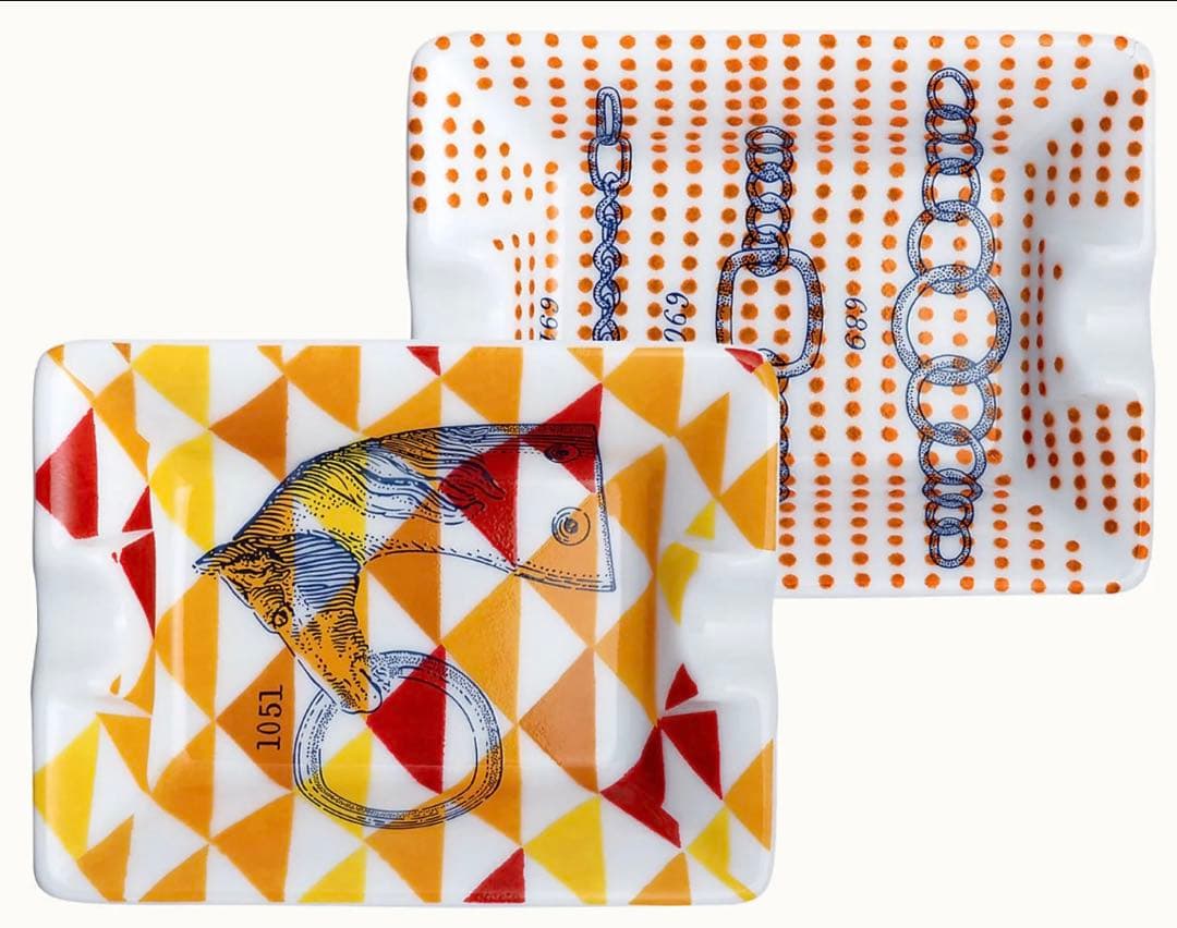 希少 美品 HERMES エルメス アッシュトレイ 灰皿 小物入れ