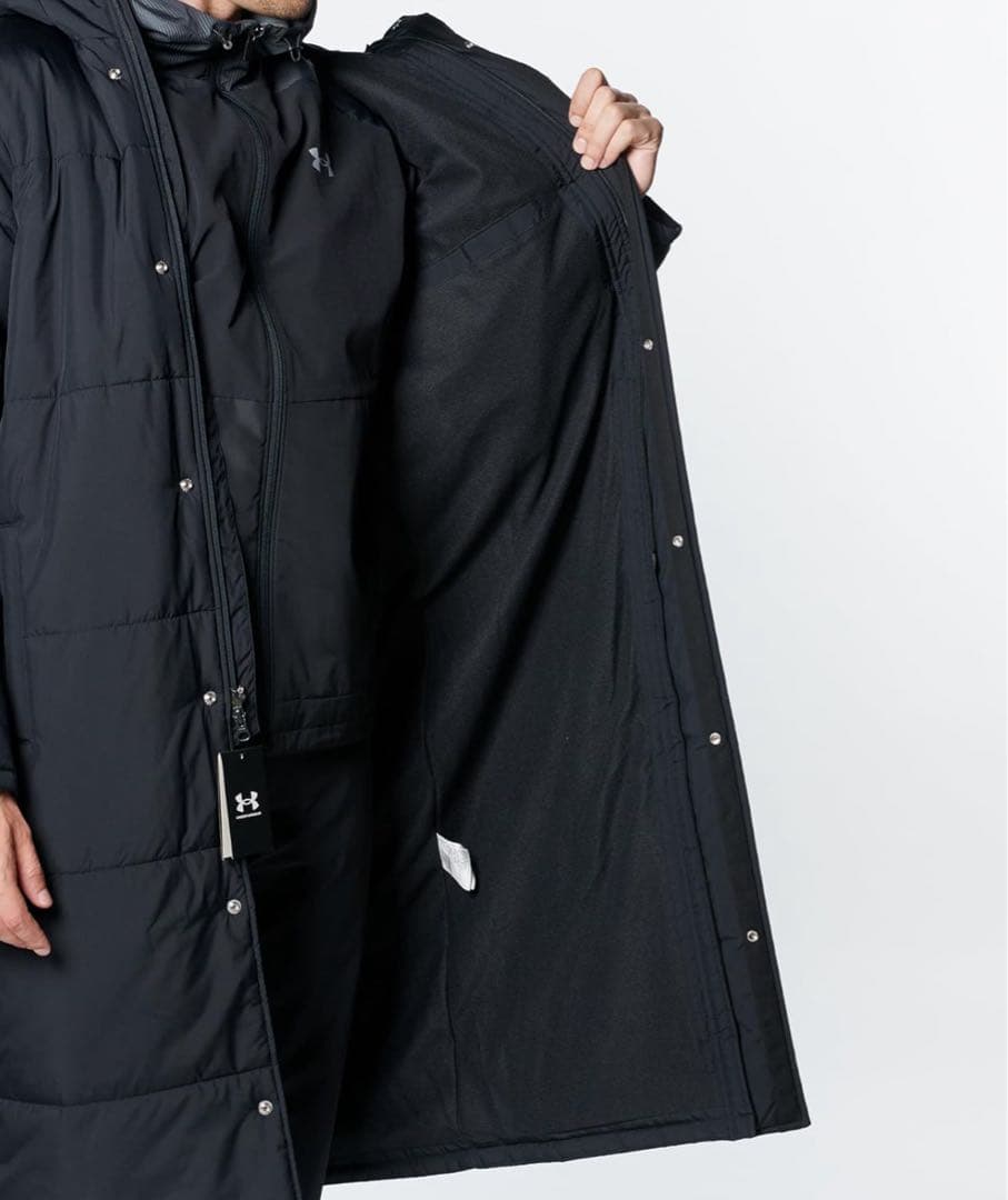 新品 UNDER ARMOUR アンダーアーマー ロング ベンチコート 2XL