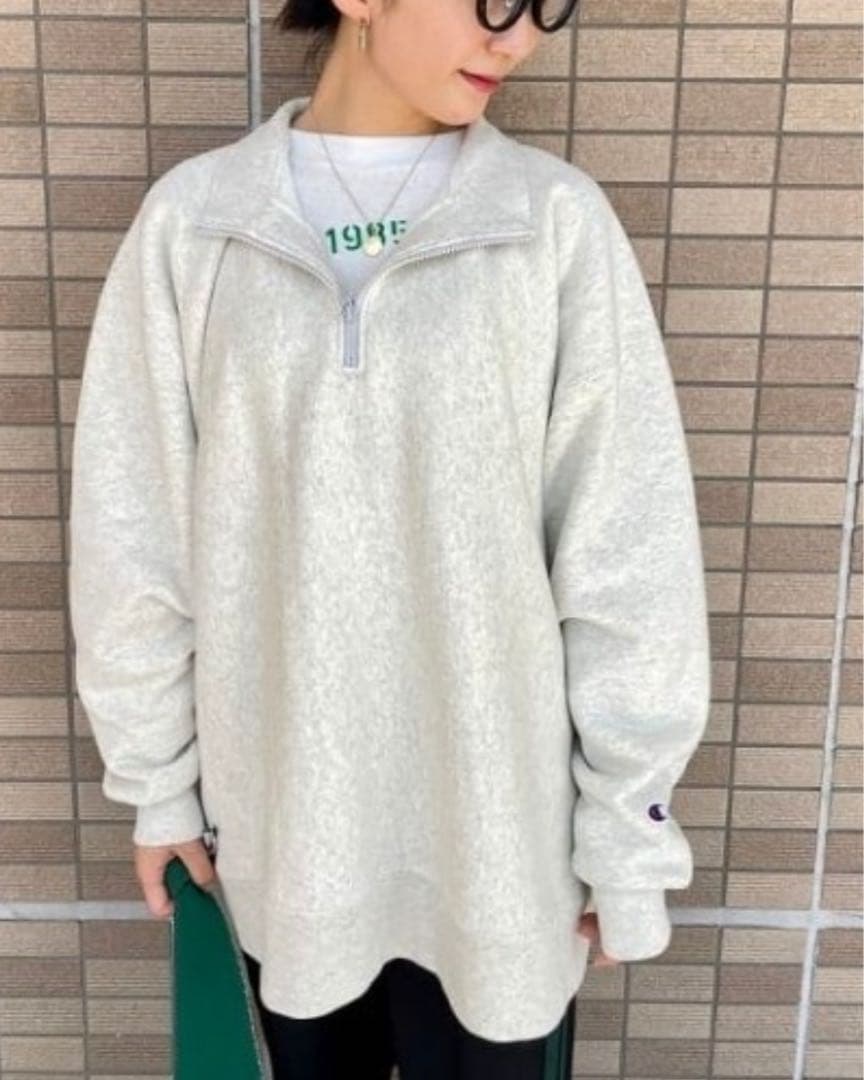 Champion × RayBEAMS別注リバースウィーブハーフジップ　２点