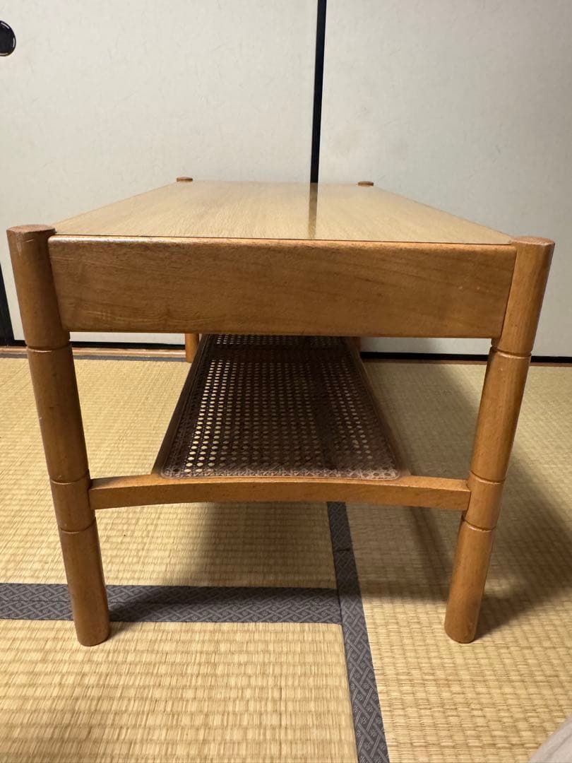 リビングテーブル センター ローテーブル 籐