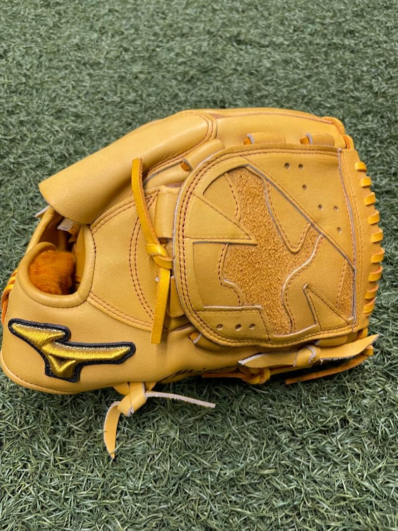 ミズノプロ 硬式オーダーグラブ オレンジ 岸モデル