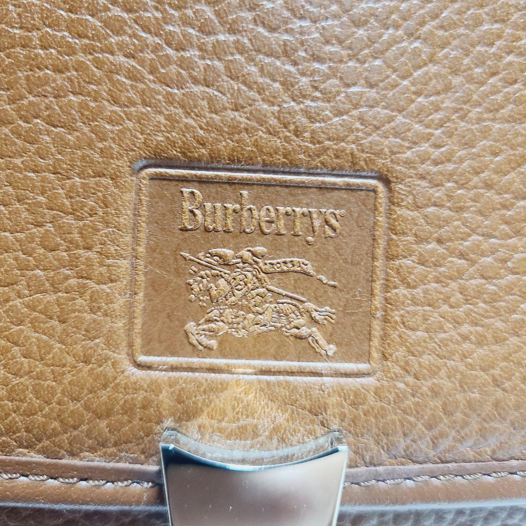 バーバリー ハンドバッグ フォーマルバッグ レザー ロゴ ゴールド金具 チェック