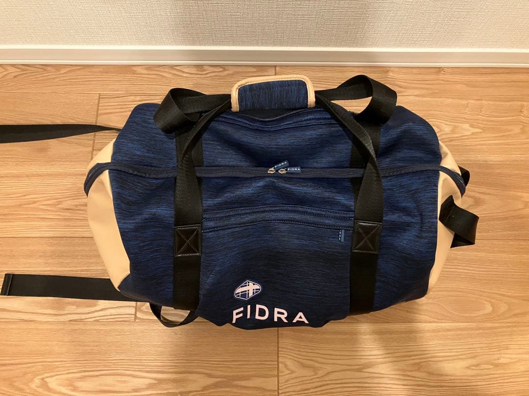 ゴルフ用　FIDRA ダッフルバッグ ネイビー/ベージュ