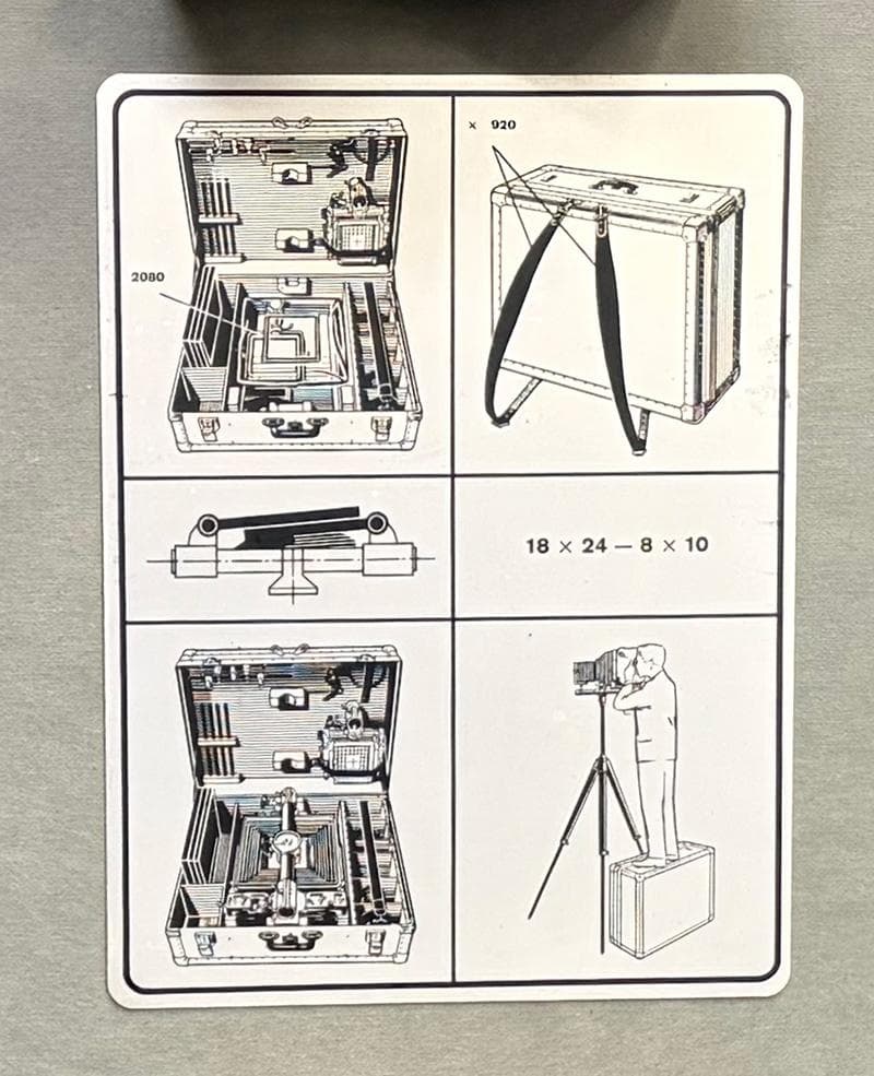Sinar ジナー 大判専用カメラ ケース 10×8in/5×7in スイス製