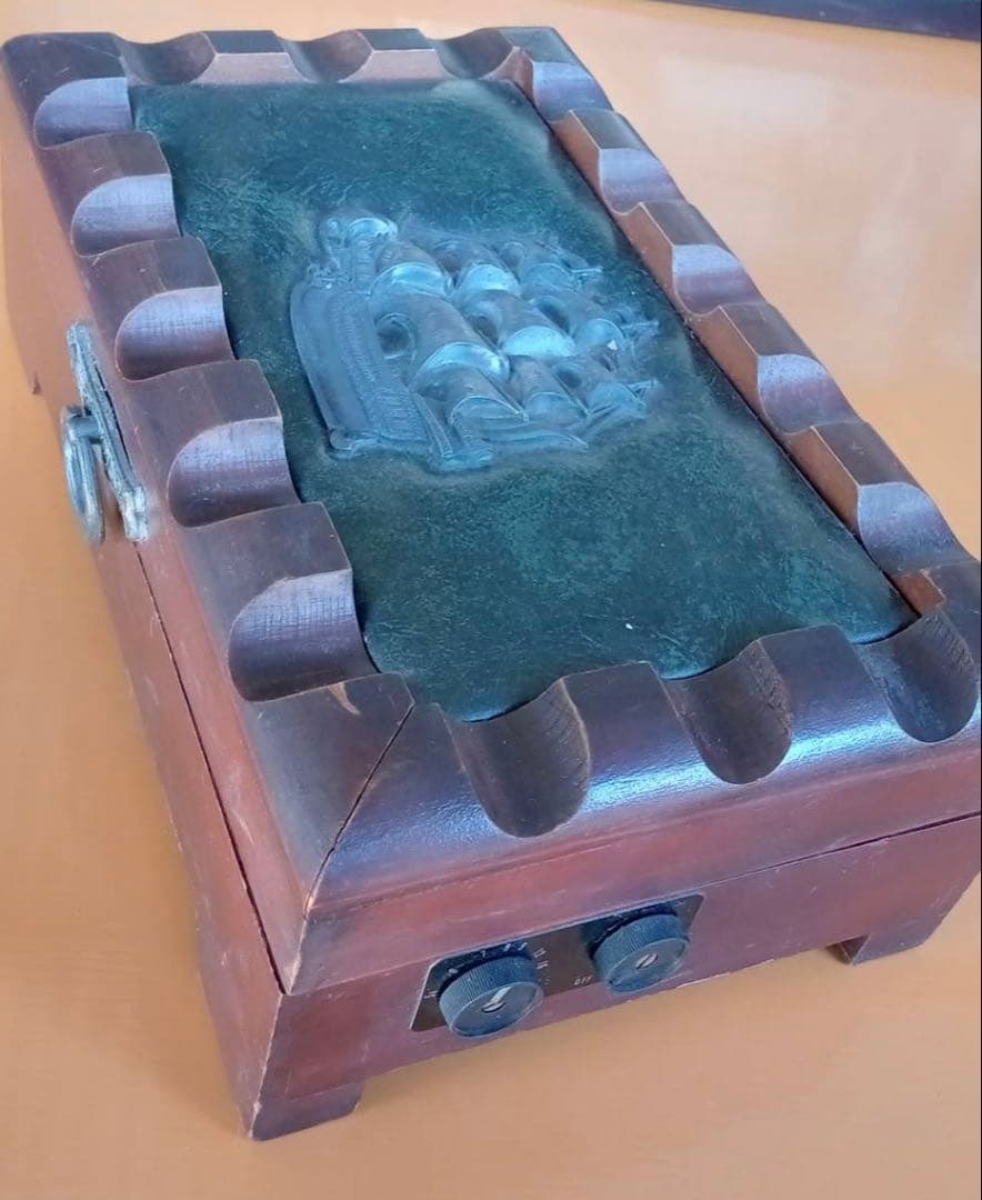 ミキモトパールアイランド ジュエリーボックス アンティークボックス 木箱