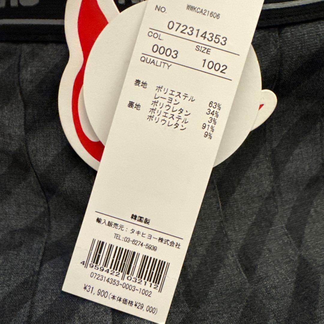 WAAC ワック プリーツ スカート パンツ Mサイズ グレー ゴルフ 新品