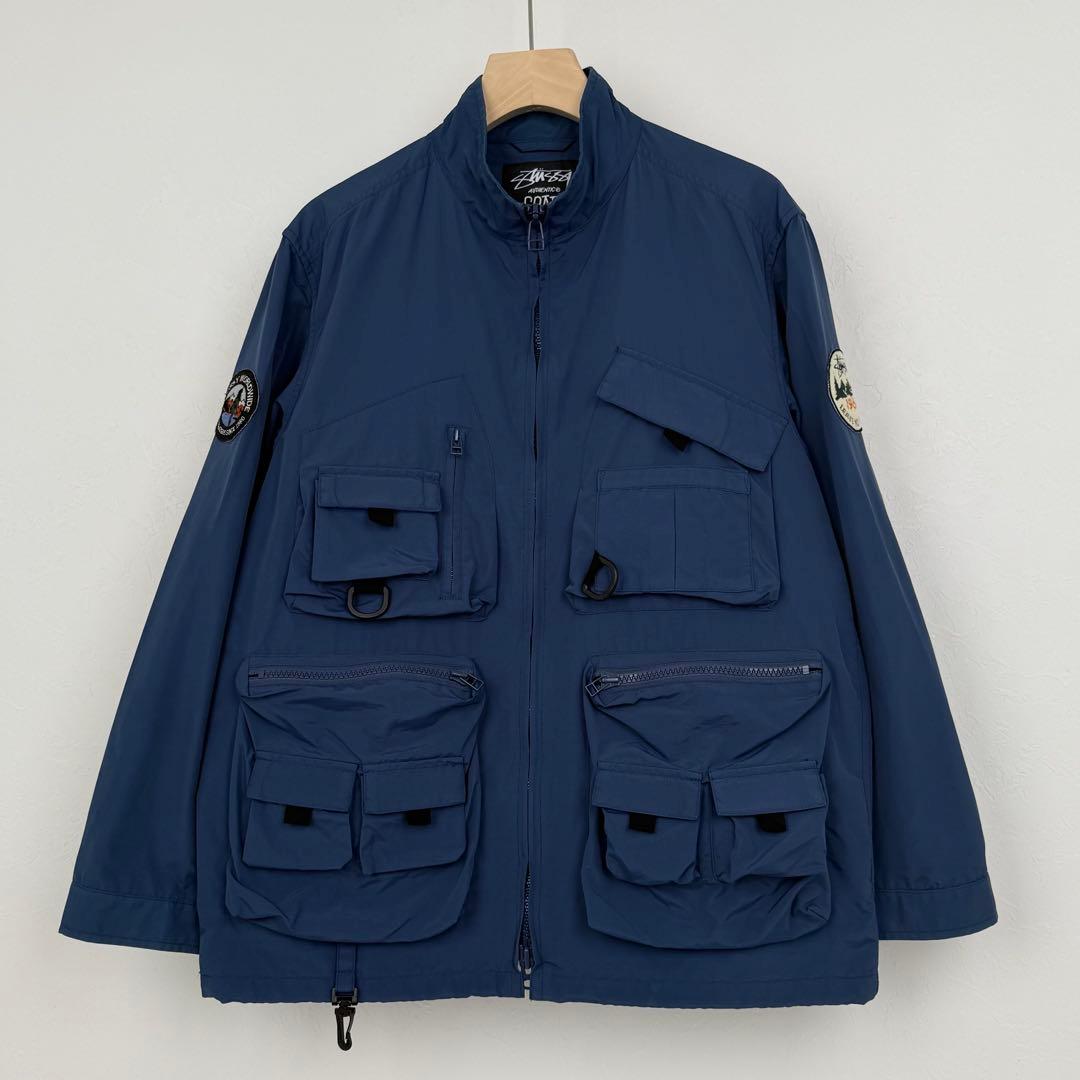 old stussy XL 08AW 60/40 フィッシングジャケット 00s