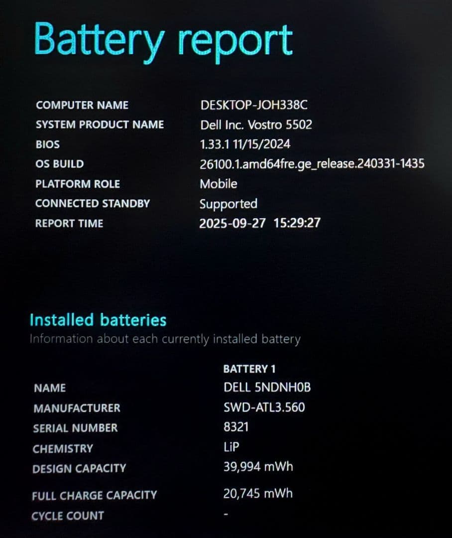 Vostro5502 第11世代Corei7 16GB 512GB MX330