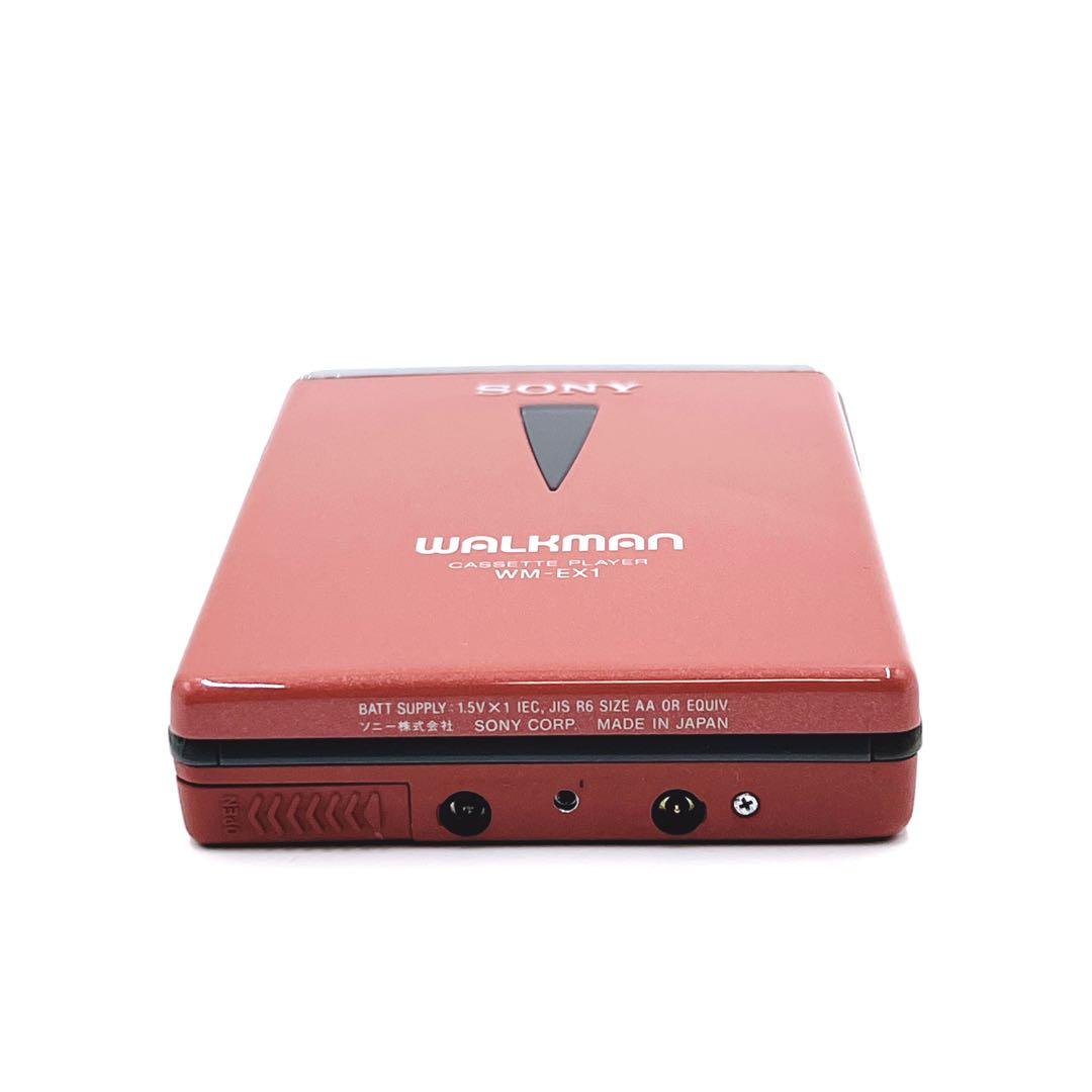 【超美品・動作品】　SONY WM-EX1 ウォークマン　レッド　希少色