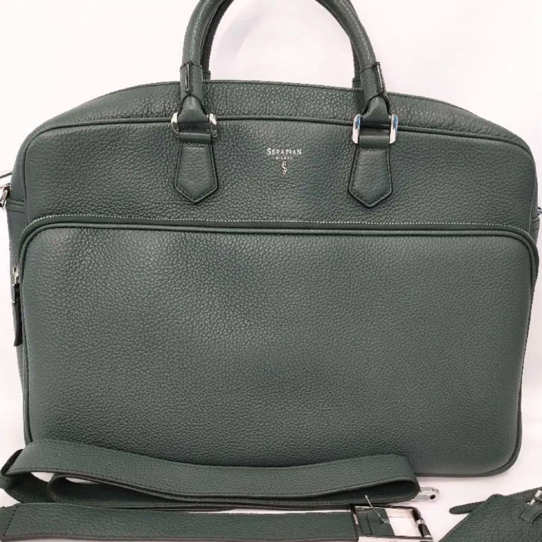 定価18万円 SERAPIAN セラピアン メンズ ビジネス バッグ2way