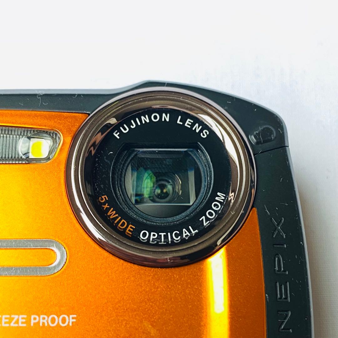 富士フイルム FinePix XP150 オレンジ デジカメ 中古 動作確認済み
