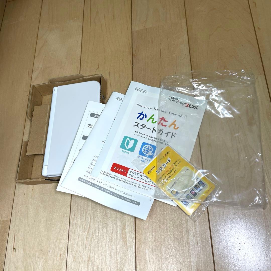 【画面ヤケあり】Newニンテンドー3DSLL パールホワイト