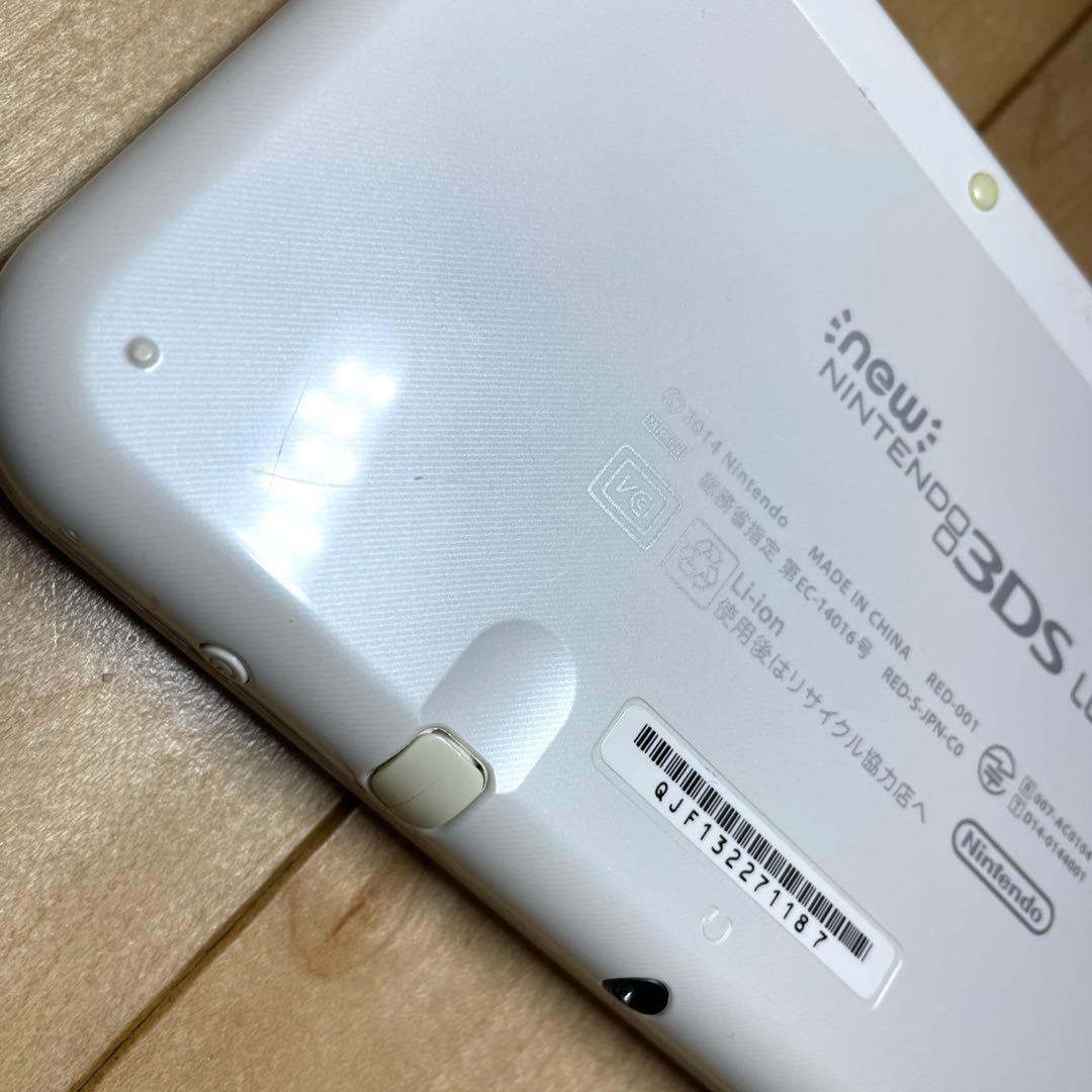 【画面ヤケあり】Newニンテンドー3DSLL パールホワイト