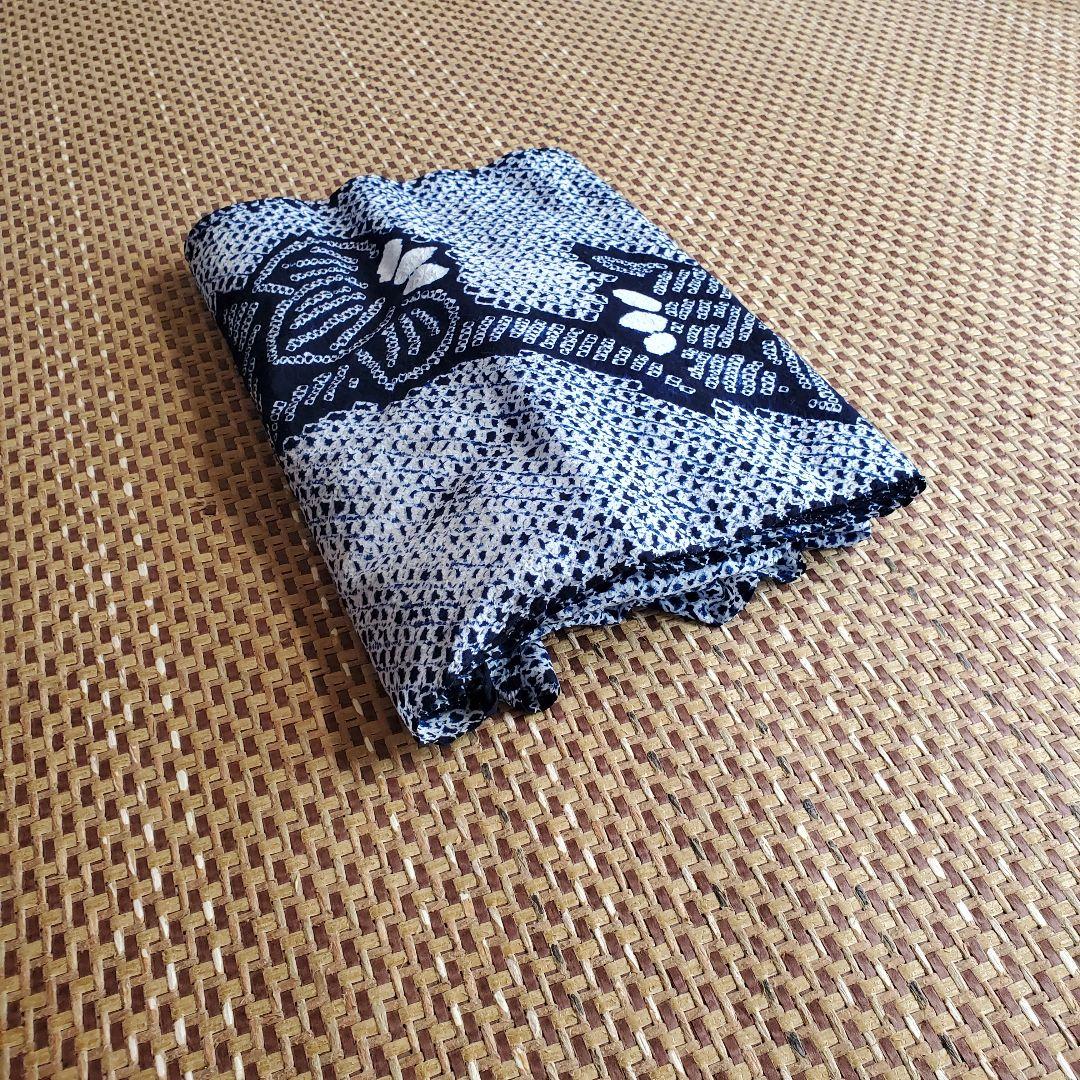 有松絞り浴衣リメイク　サロペット、オールインワン、有松鳴海絞り浴衣よりリメイク