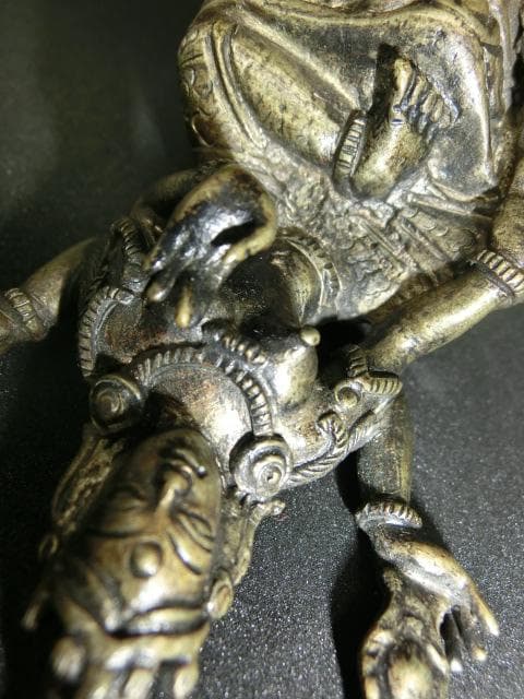 レア！！ラクシュミ　吉祥天　財運　仏像　置物　アンティーク　ヒンドゥー　チベット