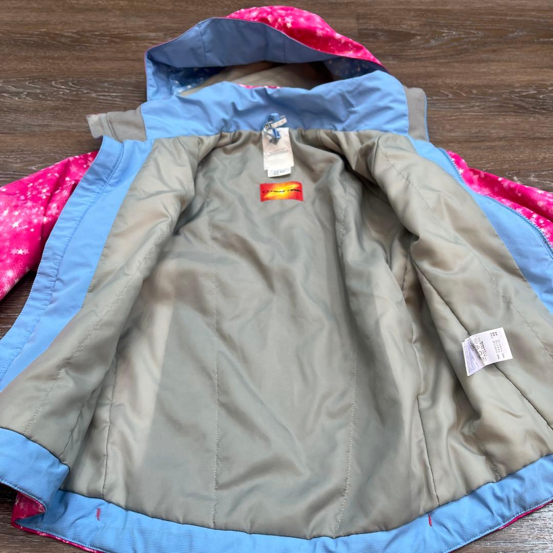 デサント　美品　　セットアップ　上下　スキーウェア　130 女の子
