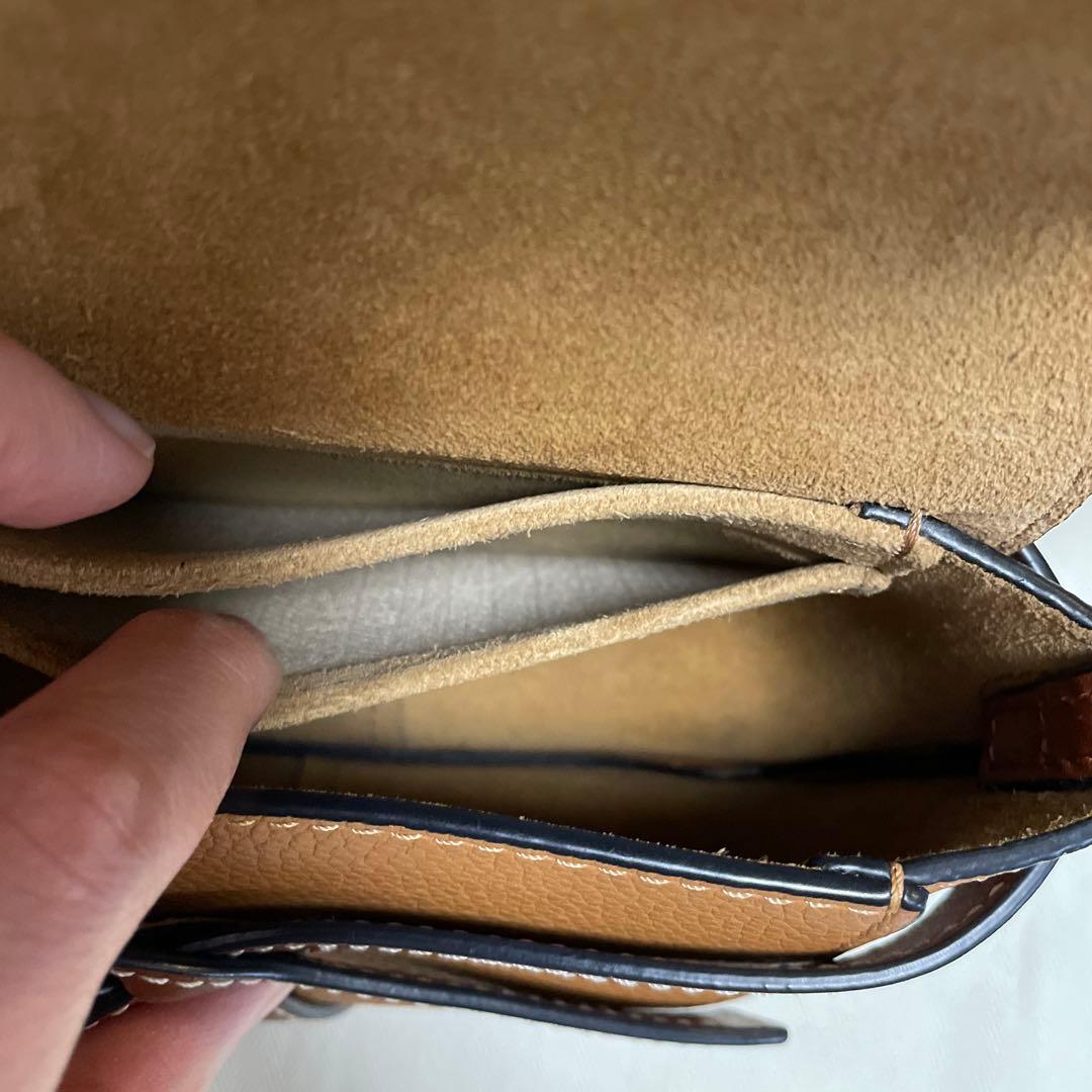 ロエベ　LOEWE ゲート　ミニ　ショルダーバッグ　ブラウン　保存袋つき
