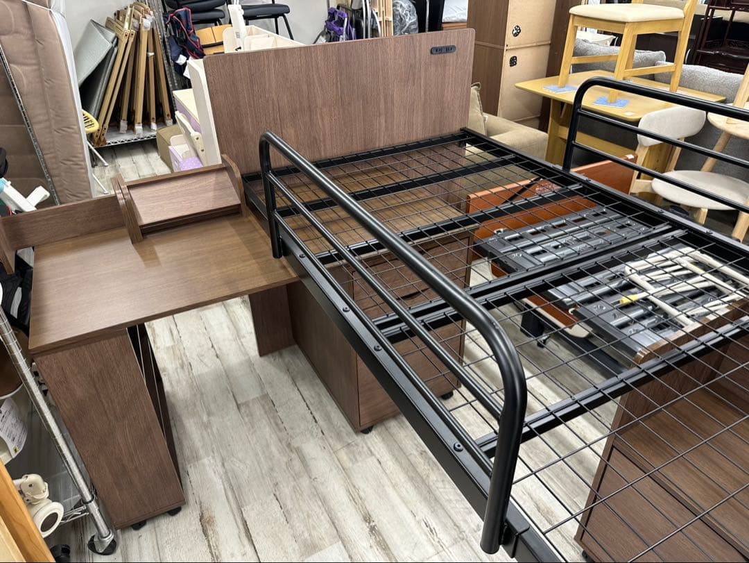 展示品❗子供用システムベッドセット　フレーム＋学習机＋チェスト　北九州福岡市限定