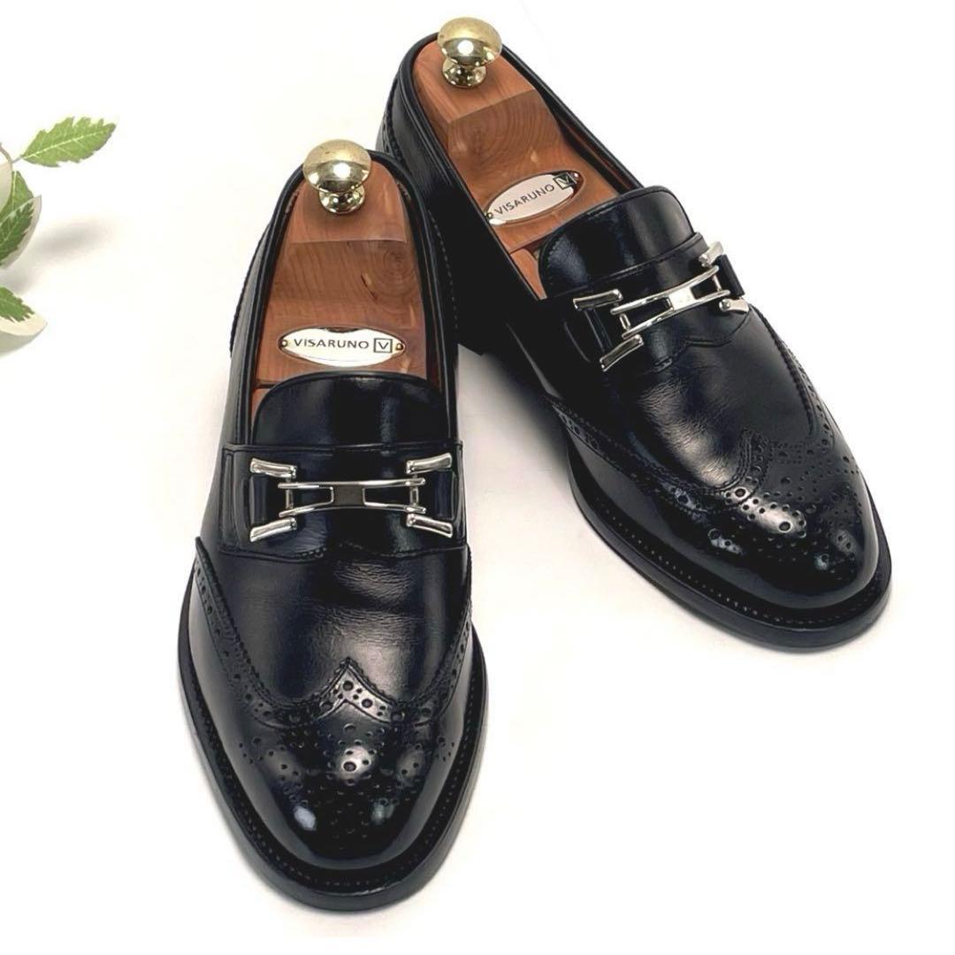 最終価格 美品 SCOTCH GRAIN ウイング チップ ビットローファー