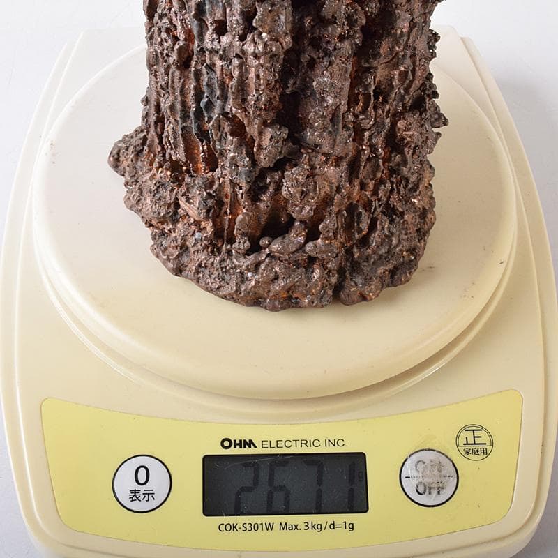 銅滴　含金銀銅製　住友金属鉱山株式会社謹製　重さ約2.6㎏　立札付　C　7531