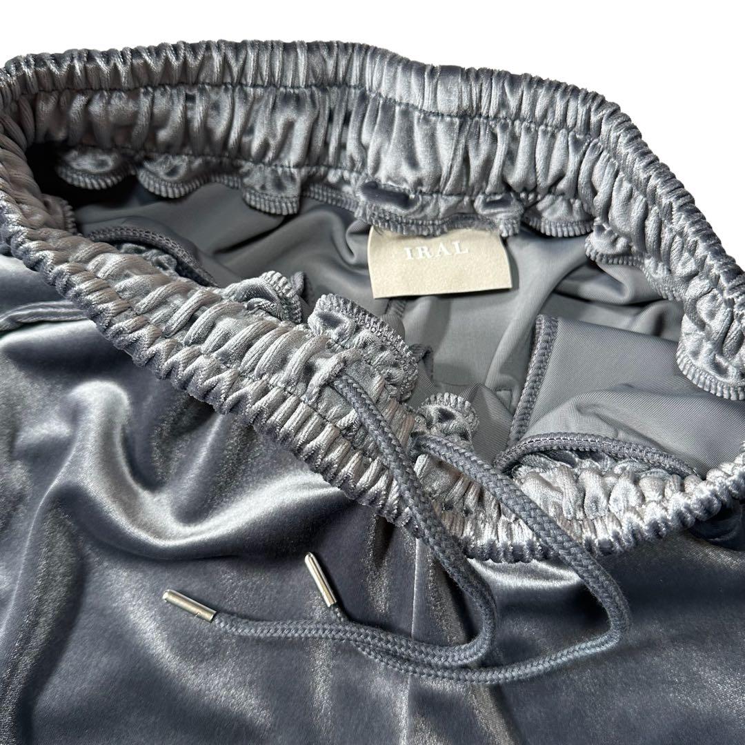 新品　IRAL S-L グレー ベロア　ジャージ上下セット　トラックジャケット
