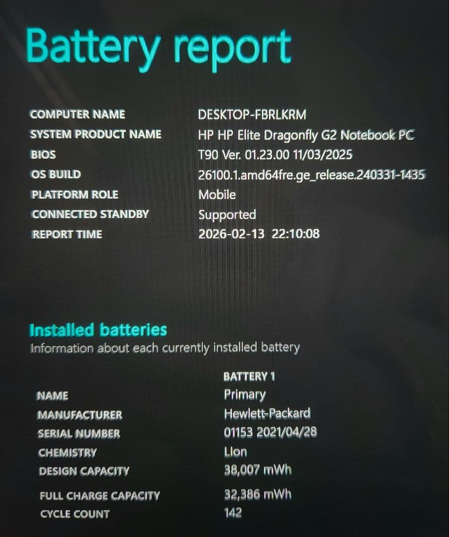 Dragonfly G2 第11世代Corei5 8GB 512GB