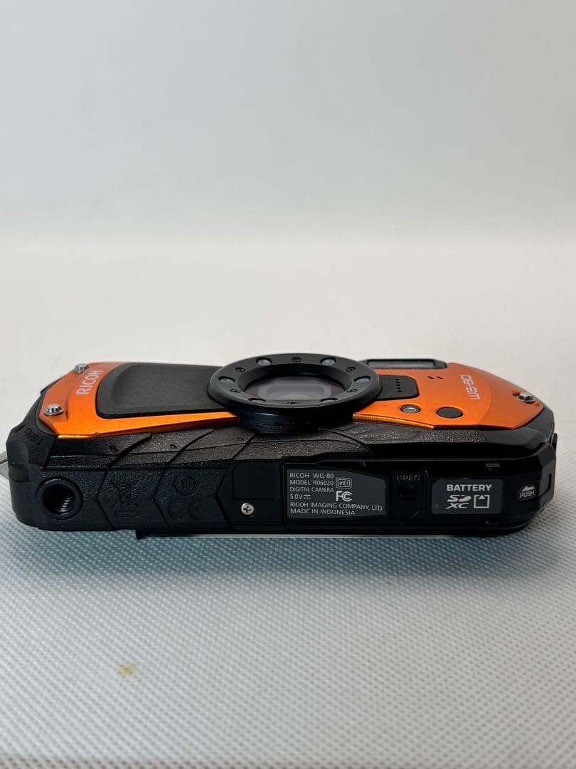 RICOH リコー WG-80 オレンジ★新品プロテクタージャケット付き★