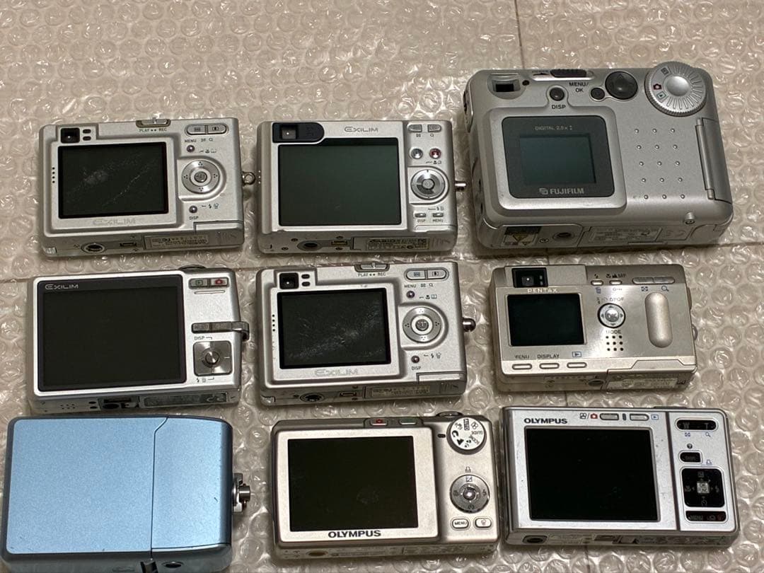 ⭐️まとめ売り⭐️ デジタルカメラ 9台 ジャンク品 CASIO OLYMPUSなど
