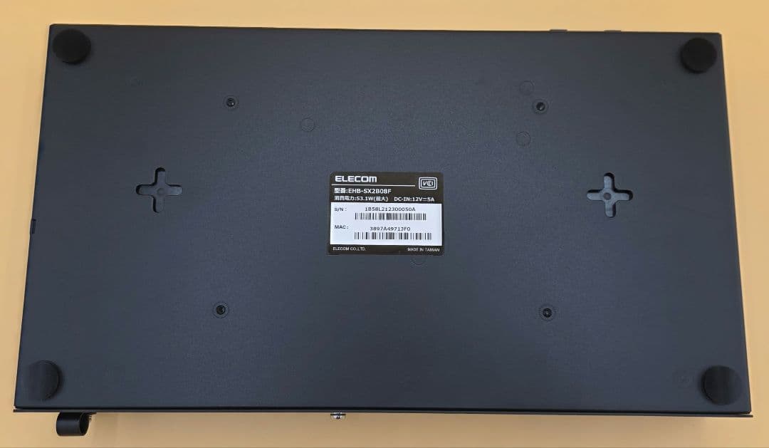 ELECOM 10G対応 L2スマートスイッチ EHB-SX2B08F ②