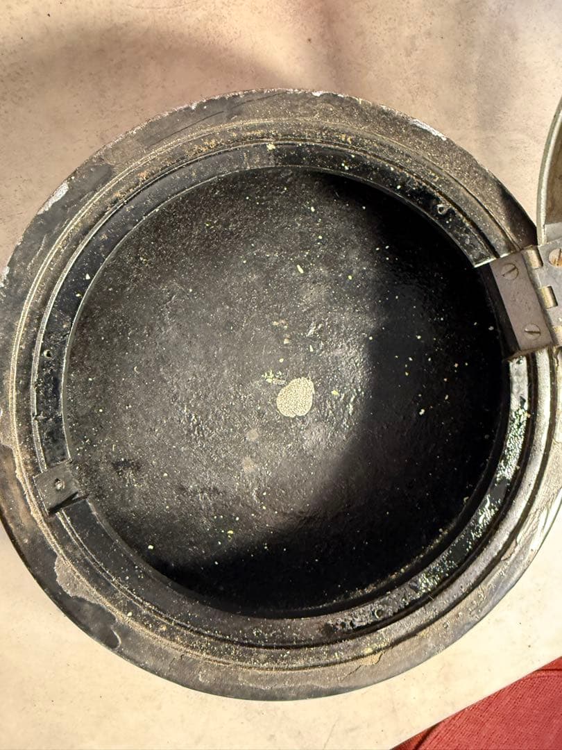 精工舎 船舶時計 ゼンマイ式 動作品 真鍮ムーブメント 鋳鉄ケース 昭和初期