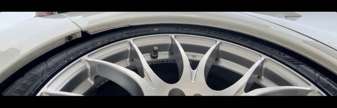 と*も様 RAYS ホムラ HOMURA 2×7 18インチ　＋　ほぼ新品タイヤ