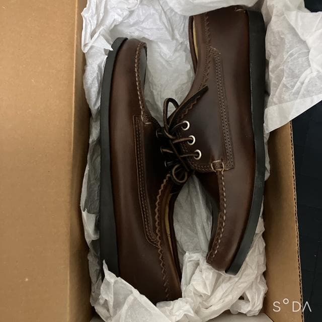 【未使用】Quoddy Trail Moccasin デッキシューズ（プー91）