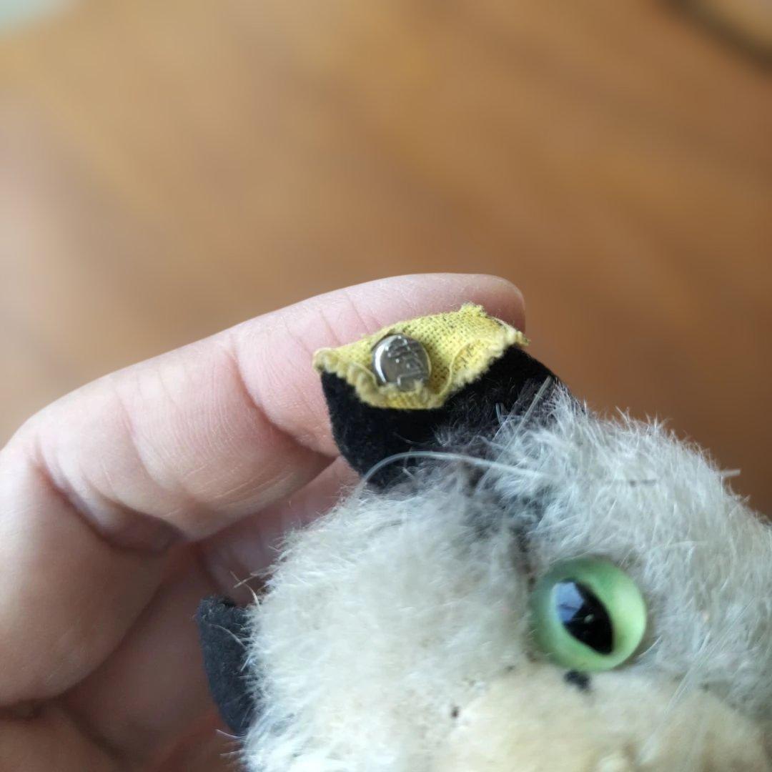 ビンテージ　シュタイフ　Gussy キャット　猫