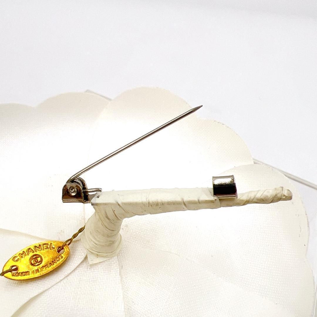 CHANEL　シャネル　カメリア　コサージュ　ココマーク付き　美品