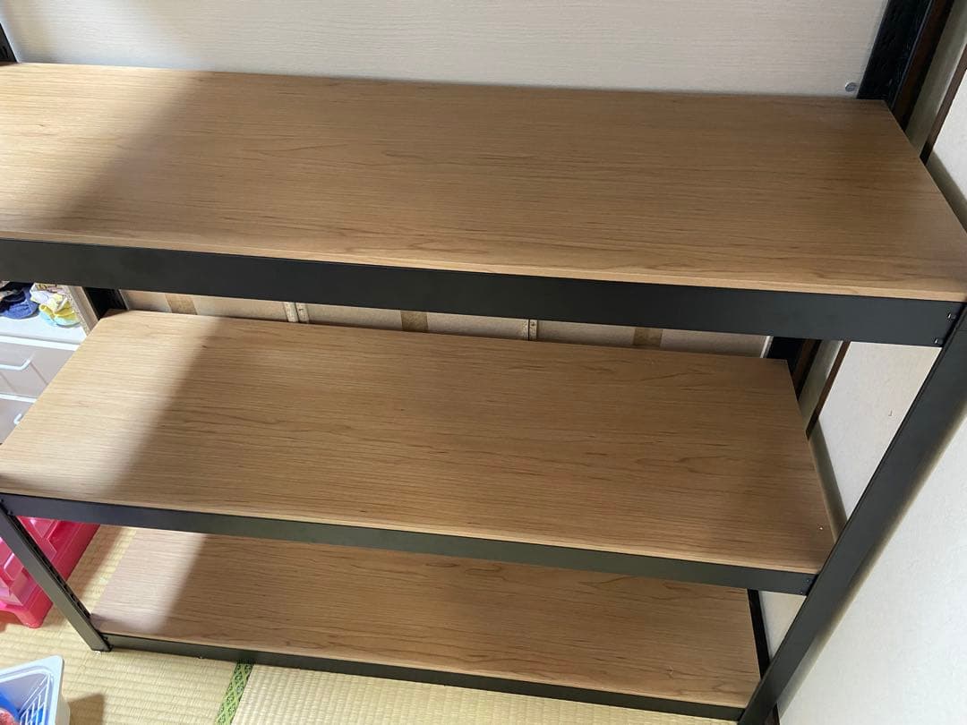 DANT スチールラック 180cm ブラック 5段