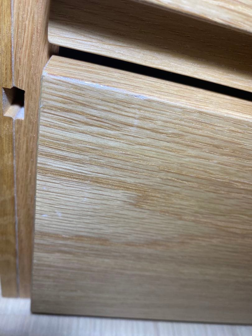 ✨美品✨　無印良品　ステンレスユニットシェルフ　ボックス　オーク　チェスト